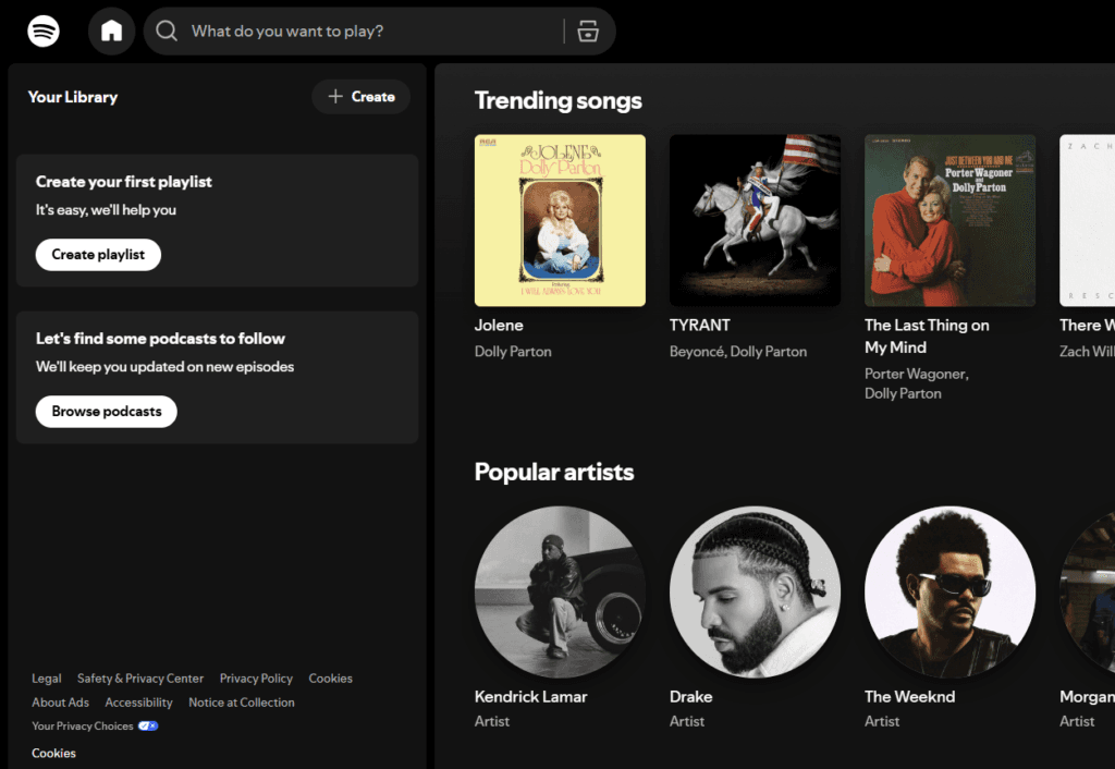 Music Streaming Ponderances